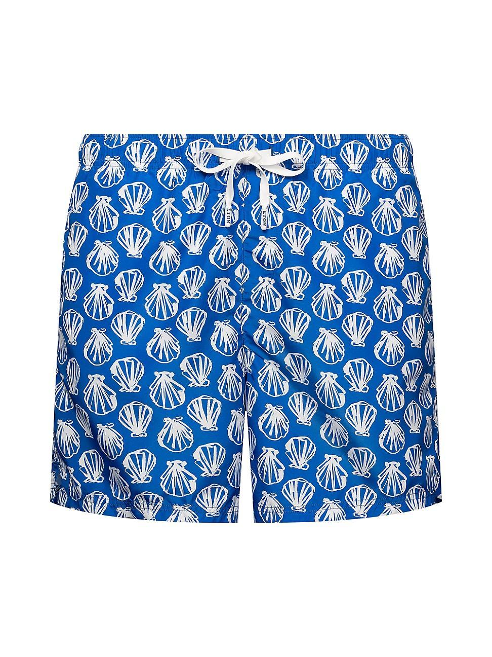 Mens Seashell Drawstring Swim Shorts Product Image