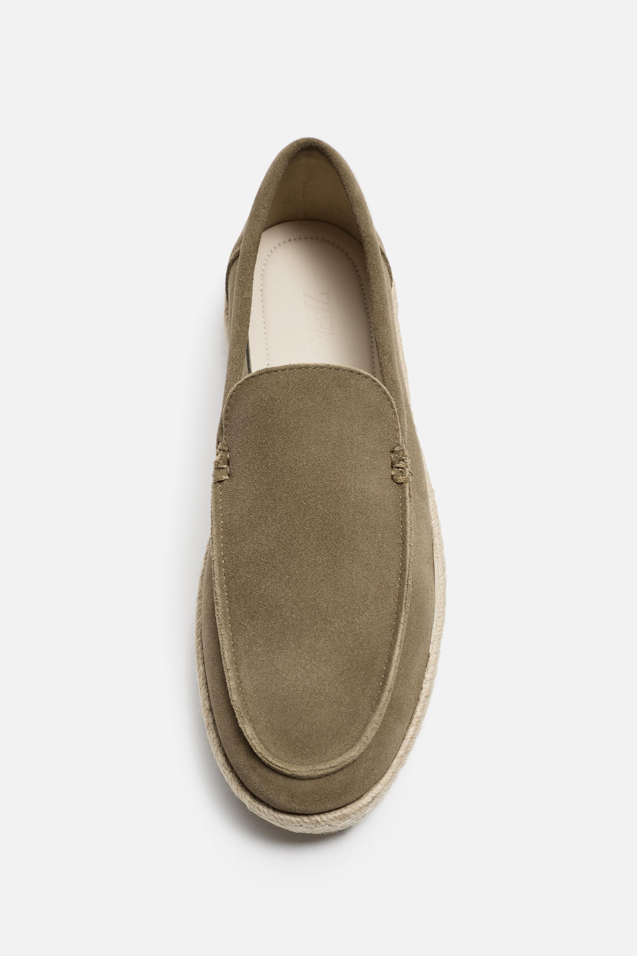 JUTE SOLE LEATHER LOAFERS Product Image