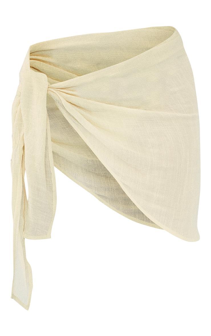 Stone Linen Look Mini Beach Sarong Product Image