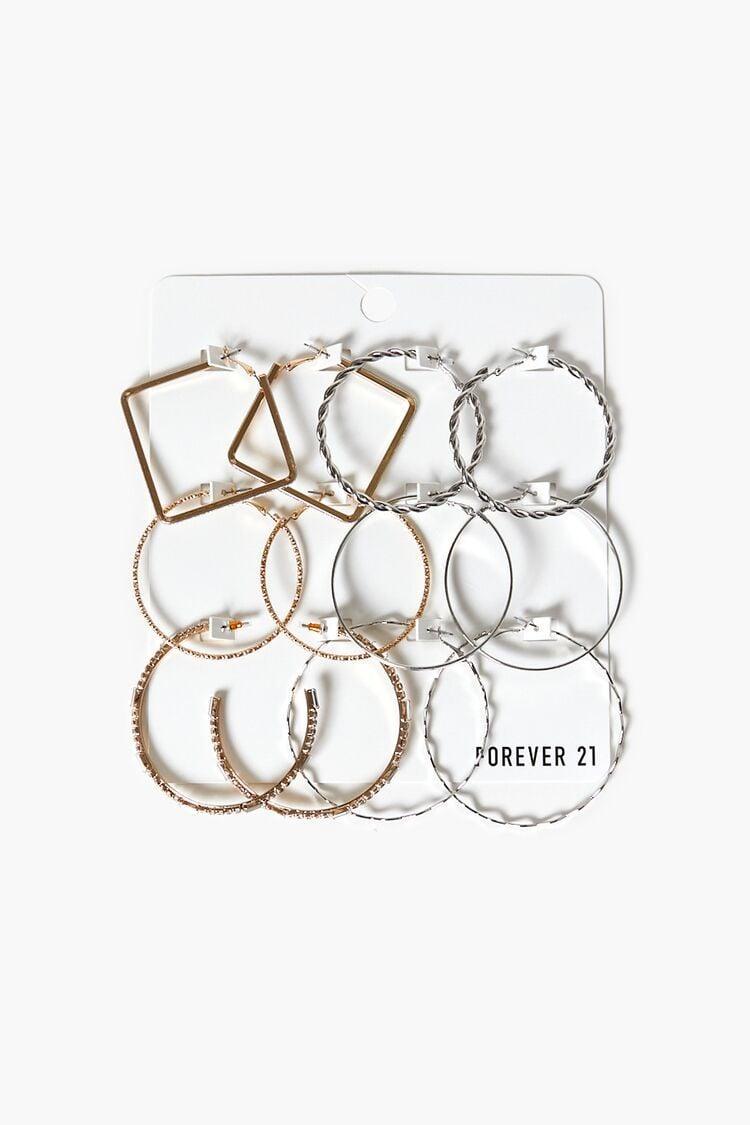 Assorted Hoop Earring Set | Forever 21 Product Image