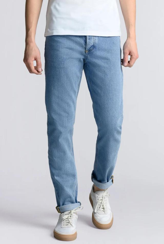 The Washed Denim Jeans Product Image