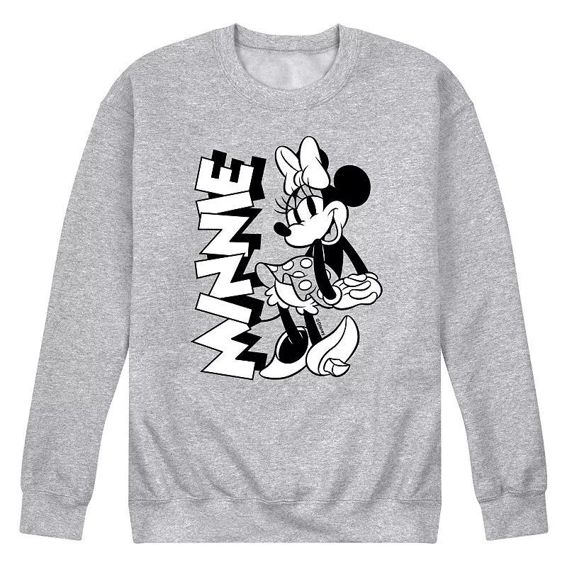 Disneys Minnie Mouse Mens Fleece Sweatshirt Product Image