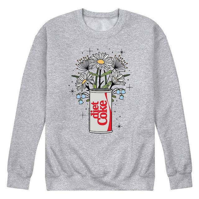 Mens Diet Coke Flowers Coke Can Fleece Sweatshirt Product Image