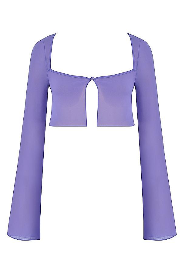 Marseille Violet Cover Up Top Product Image