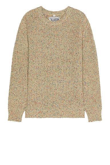 Schott Donegal Sweater in Tan - Tan. Size S (also in L, M, XL/1X). Product Image