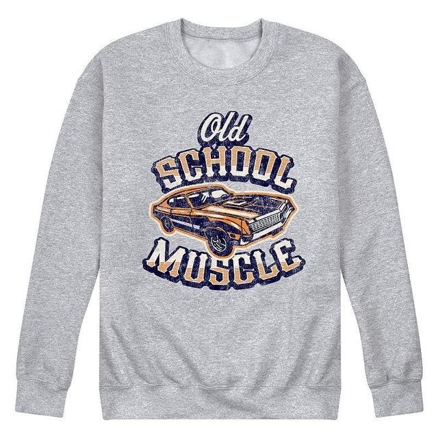 Mens Old School Muscle Graphic Sweatshirt Product Image