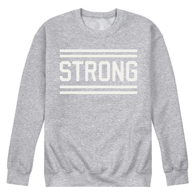 Mens Strong Fleece Sweatshirt Blue Product Image