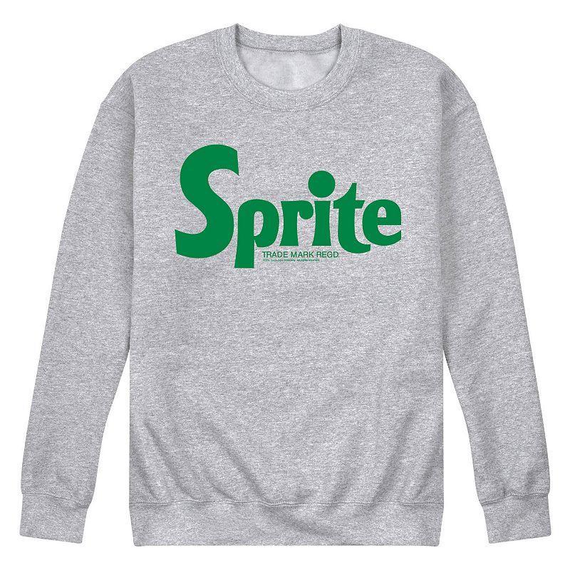 Mens Sprite Monochrome Sprite Fleece Sweatshirt Athletic Grey Gray Product Image