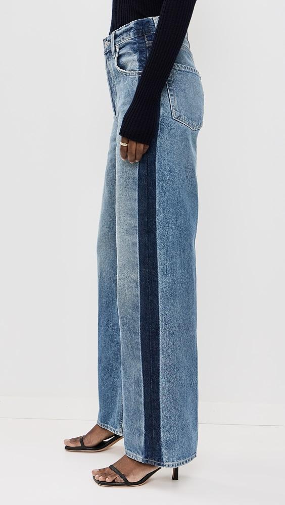 Citizens of Humanity Ayla Baggy Jeans with Tuxedo Stripe | Shopbop Product Image