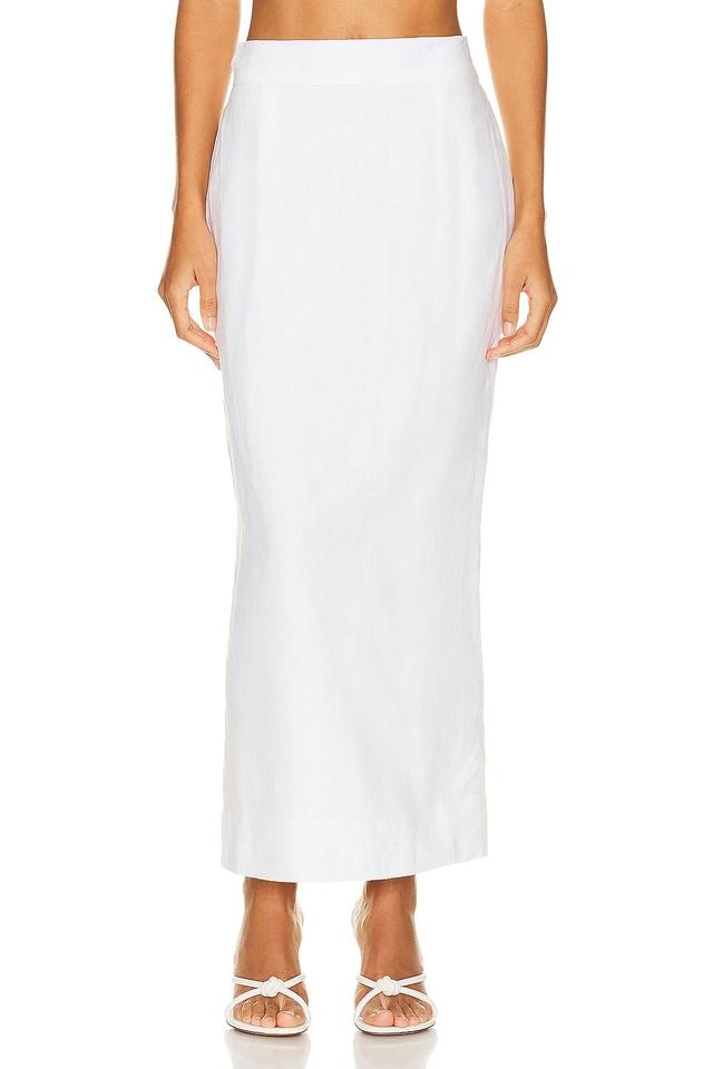 Posse Emma Pencil Skirt Ivory. (also in M, S). Product Image