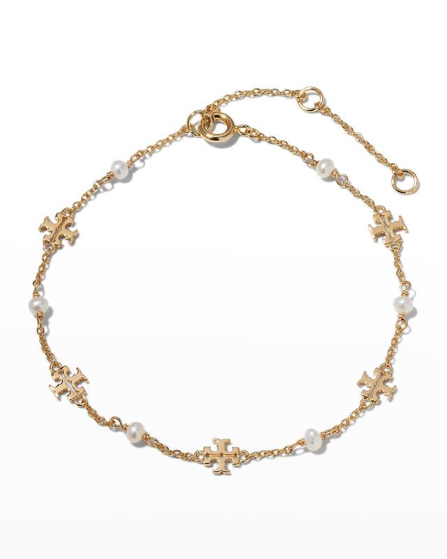 Tory Burch Kira Cultured Pearl Chain Bracelet Product Image