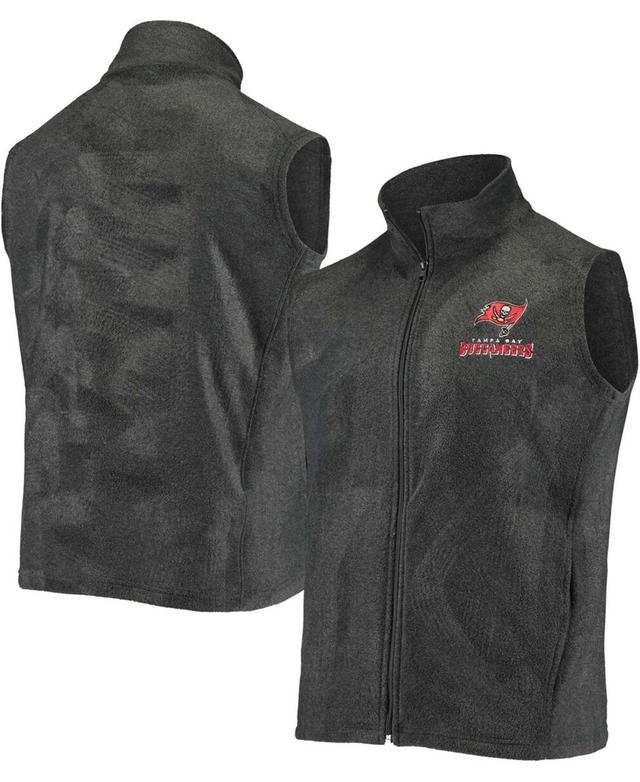 Mens Gray Tampa Bay Buccaneers Houston Fleece Full-Zip Vest Product Image