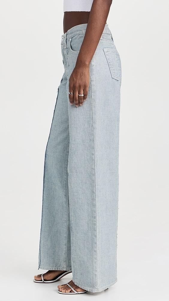 SLVRLAKE Re-Work Mica Paneled Reverse Jeans | Shopbop Product Image