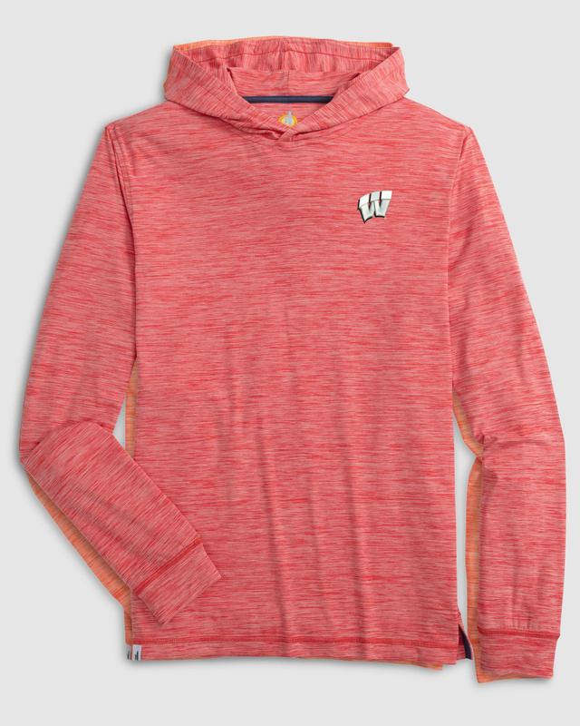 johnnie-O Wisconsin Talon Performance T-Shirt Hoodie Product Image