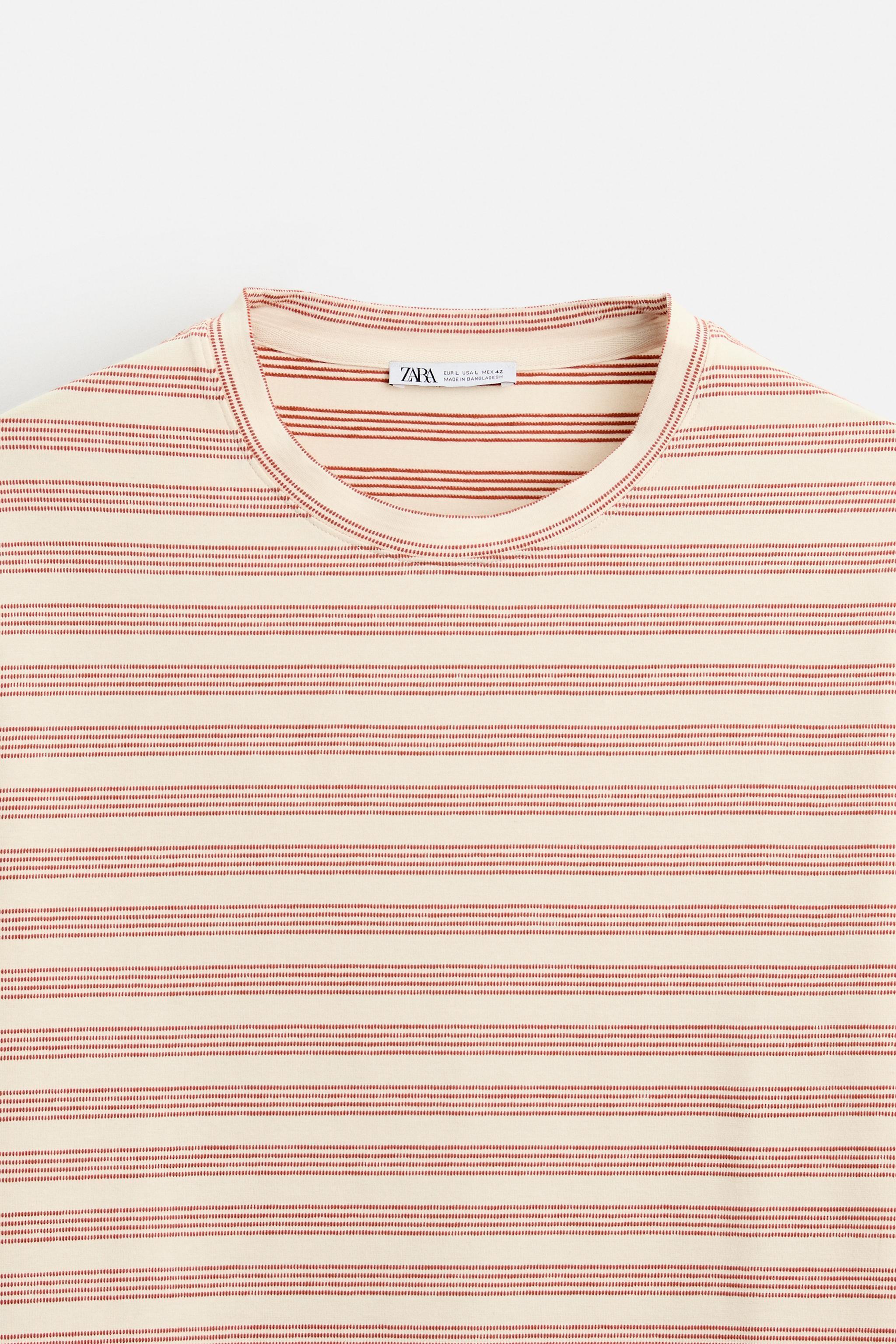 STRIPED JACQUARD T-SHIRT Product Image