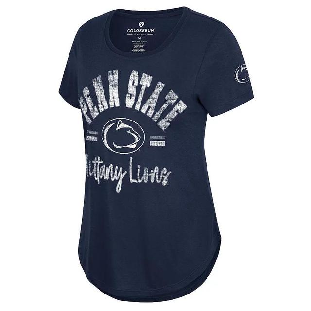 Womens Penn State Nittany Lions Short Sleeve Tee Blue Product Image