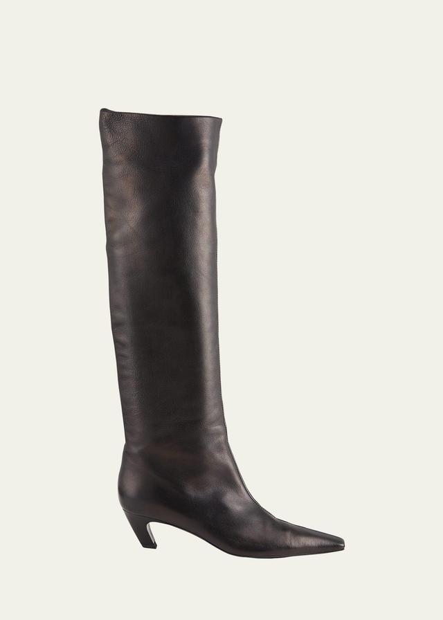Davis Slouchy Leather Knee Boots Product Image