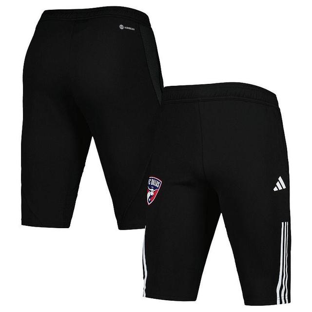 Mens adidas Black FC Dallas 2023 On-Field Training AEROREADY Half Pants Product Image