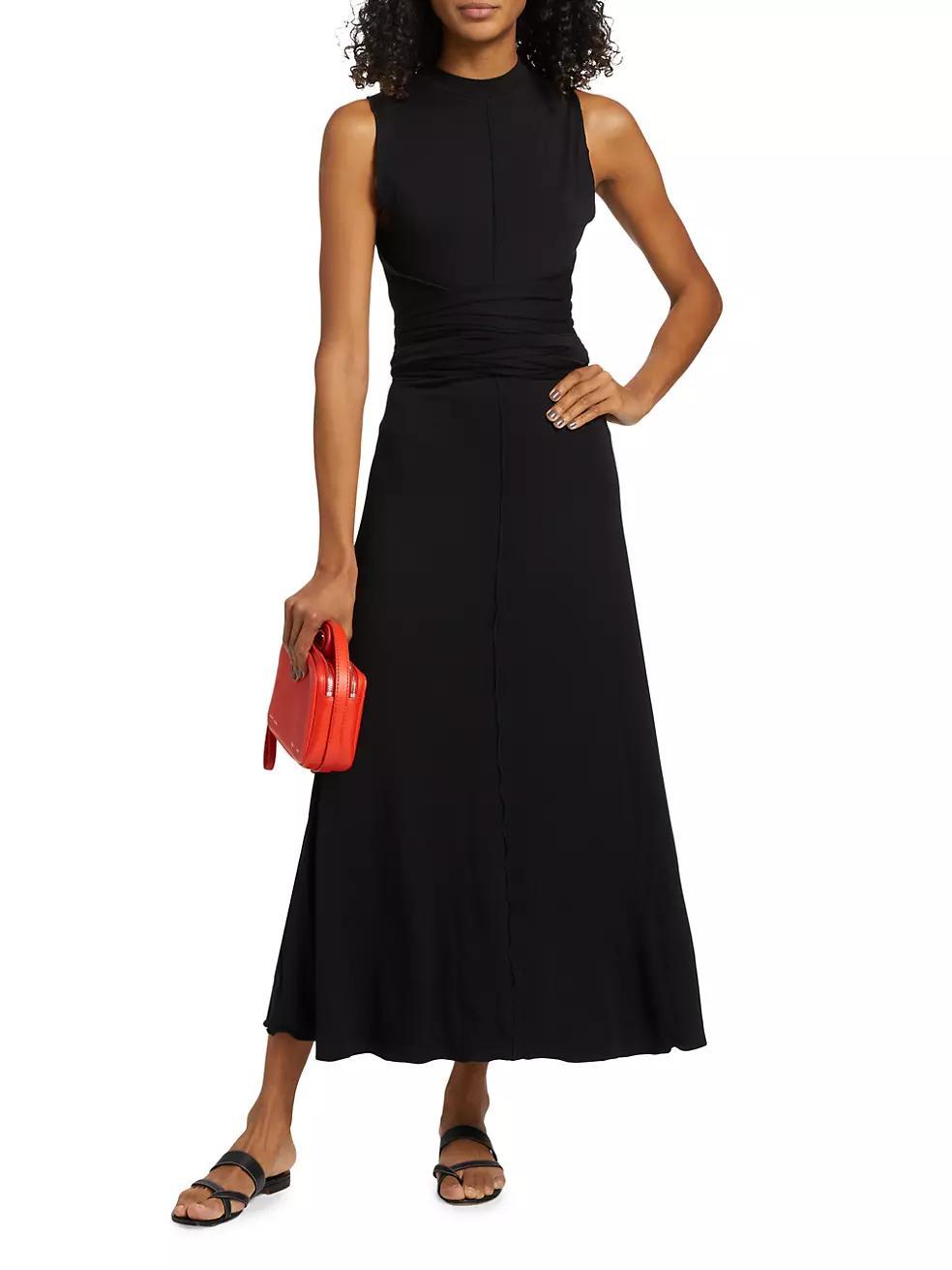 Beatrice Gathered Waist Maxi Dress Product Image