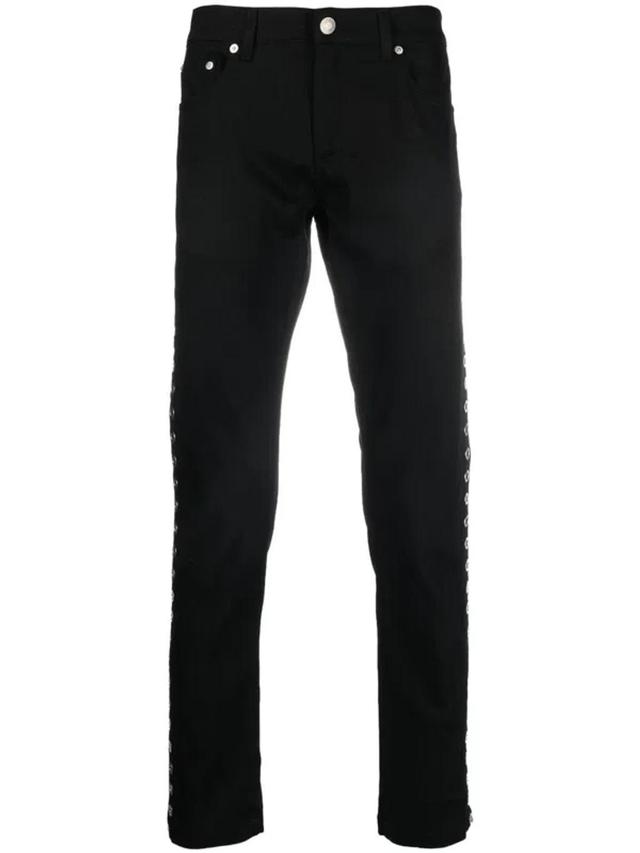 Stretched Denim Jeans In Black Product Image