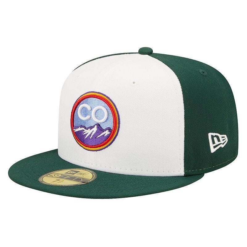 Mens New Era White Colorado Rockies 2022 City Connect 59FIFTY Fitted Hat Product Image