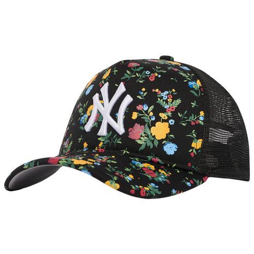 New Era Mens New York Yankees New Era Yankees A Frame Floral Trucker Cap - Mens Product Image