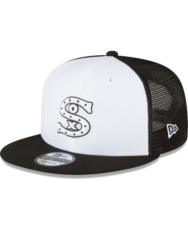 Mens New Era Black and White Chicago White Sox 2023 On-Field Batting Practice 9FIFTY Snapback Hat - Black Product Image