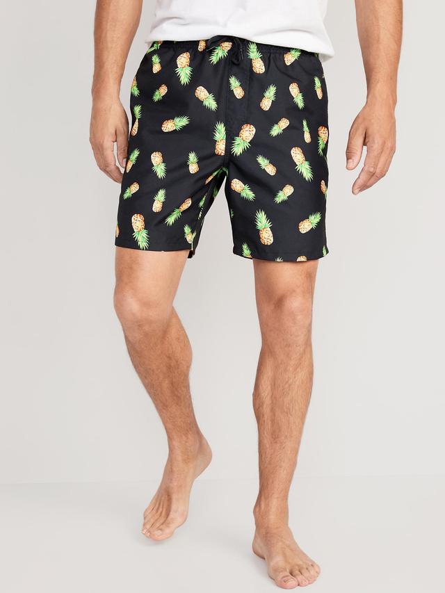 Printed Swim Trunks --7-inch inseam Product Image