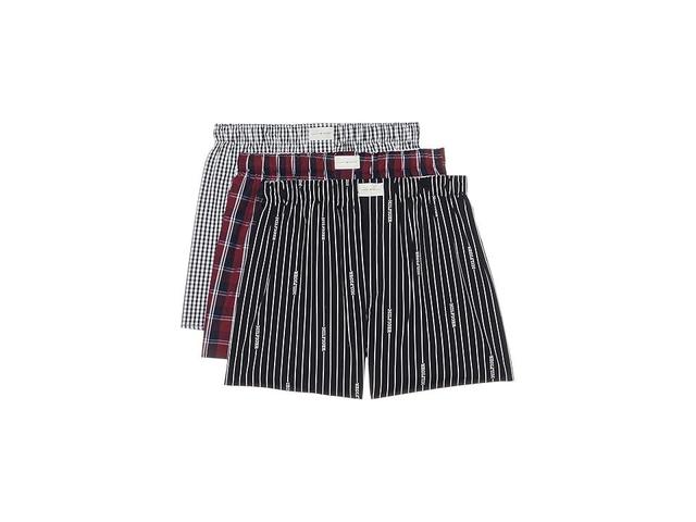 Tommy Hilfiger Cotton Classics Woven Boxer 3-Pack (Evening ) Men's Underwear Product Image