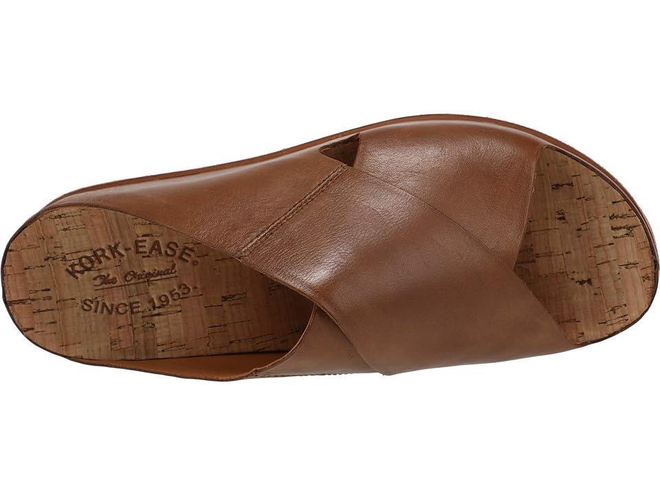 Kork-Ease Tutsi Cross Band Leather Slide Sandals Product Image