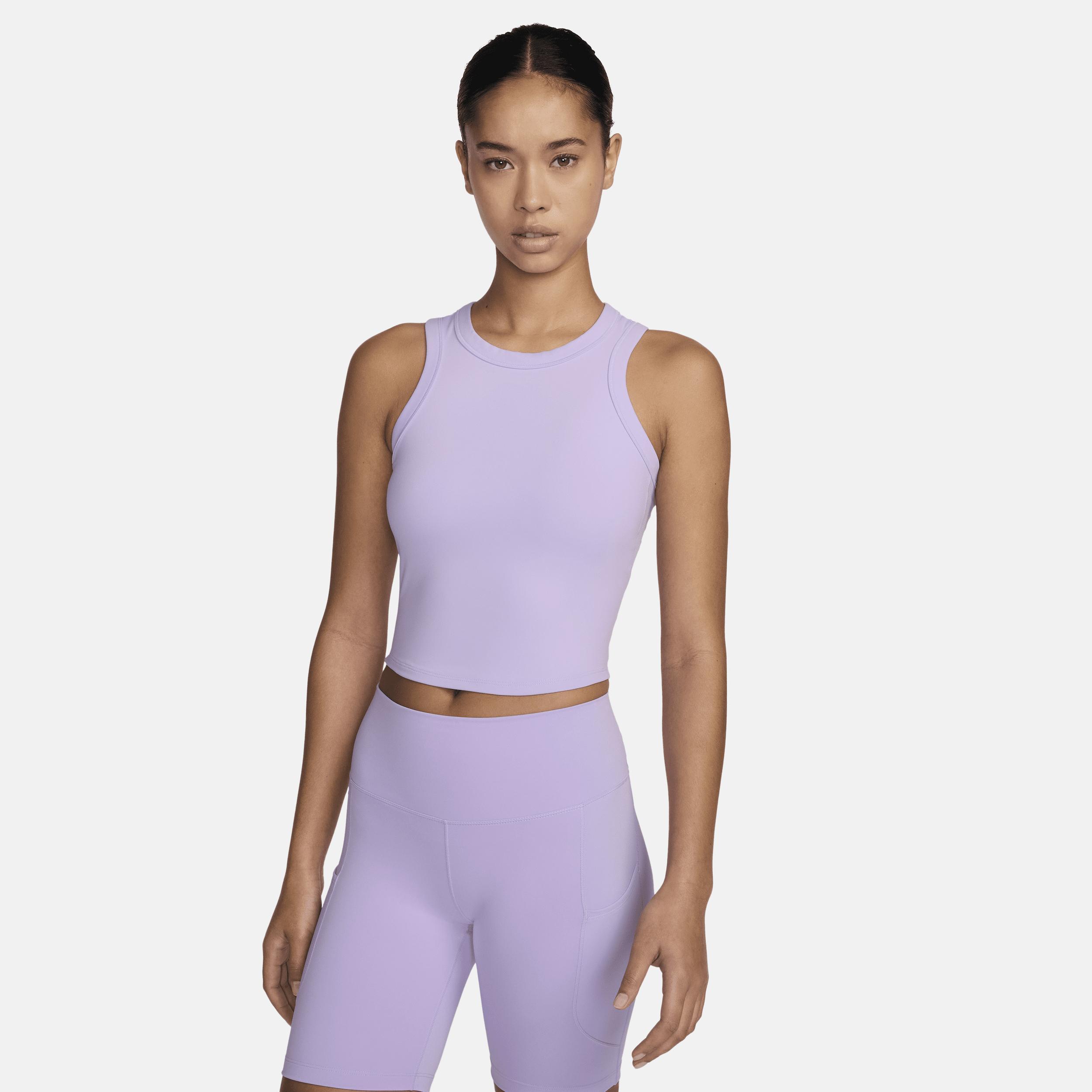 Nike Women's One Fitted Dri-FIT Cropped Tank Top Product Image