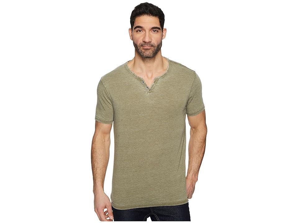 Lucky Brand Button Notch Neck T-Shirt Product Image