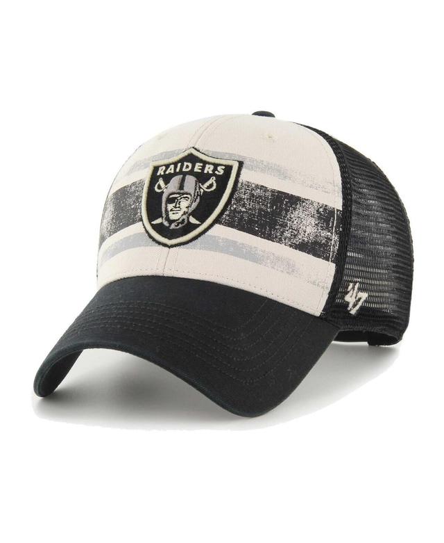 Mens 47 Cream Las Vegas Raiders Breakout MVP Trucker Adjustable Hat Product Image