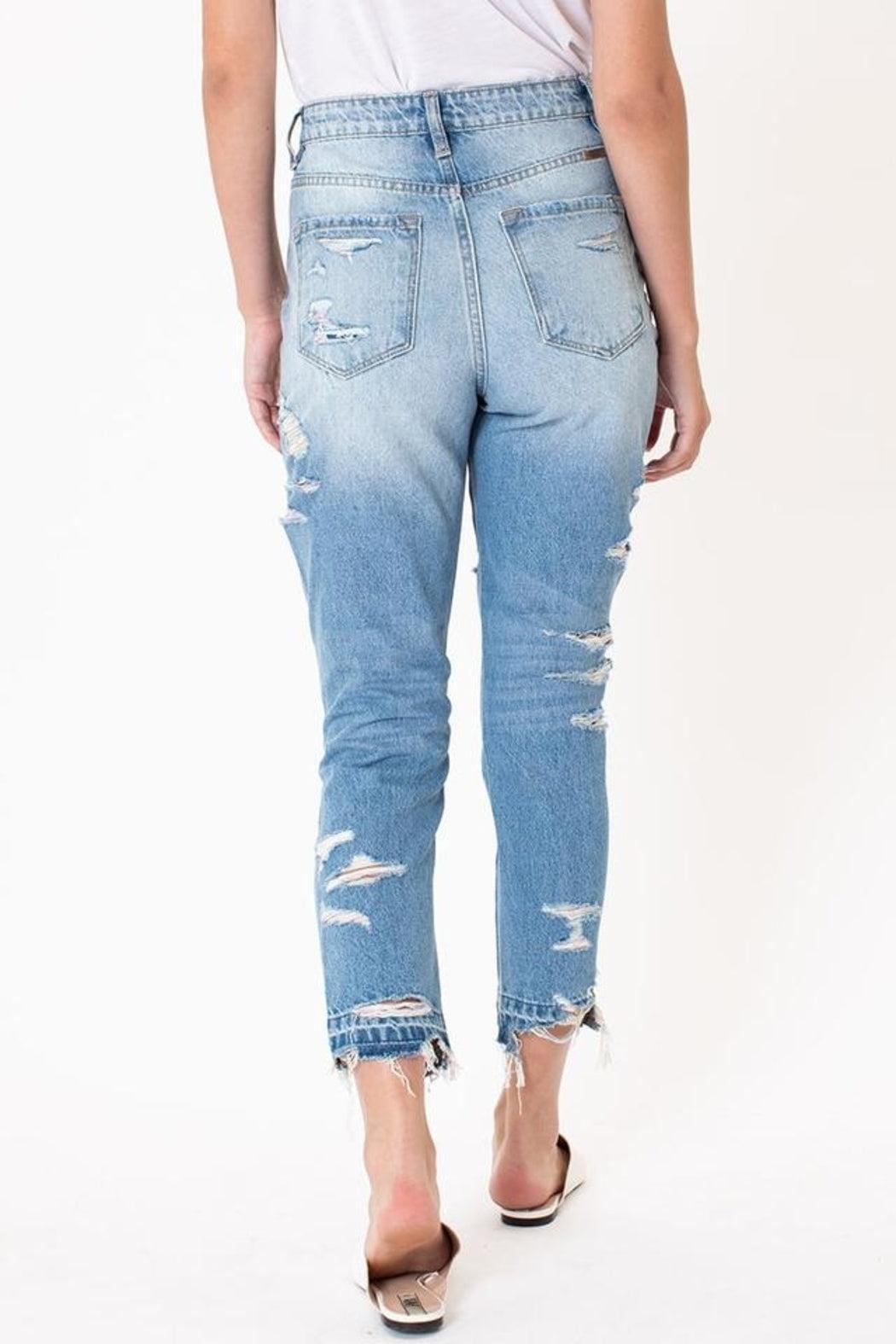 KanCan  High Rise Colorful Threading Distressed Skinny jean (KC9224L) Product Image