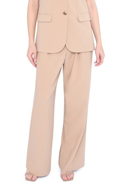 Womens Wilshire Pleated Twill Wide-Leg Trousers Product Image