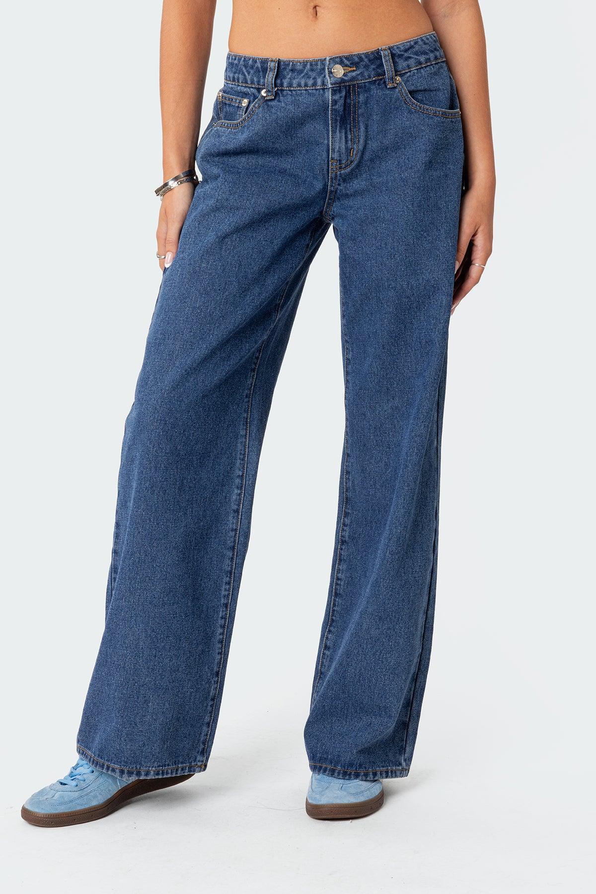 Raelynn Washed Low Rise Jeans Product Image