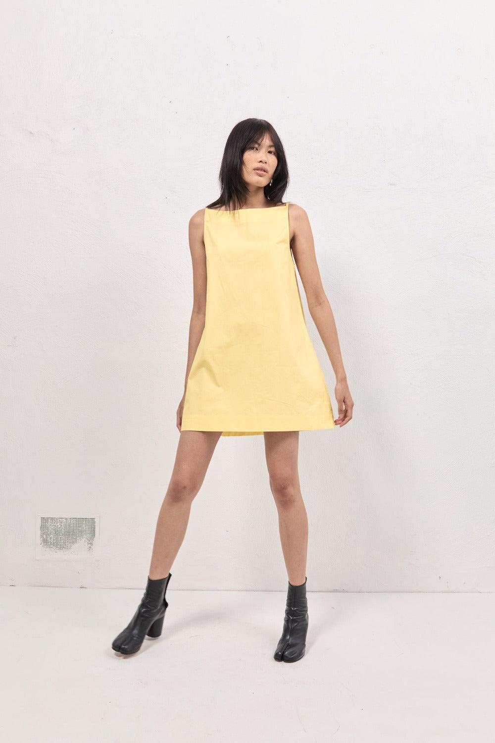 Tulli Mini Dress Lemon product image