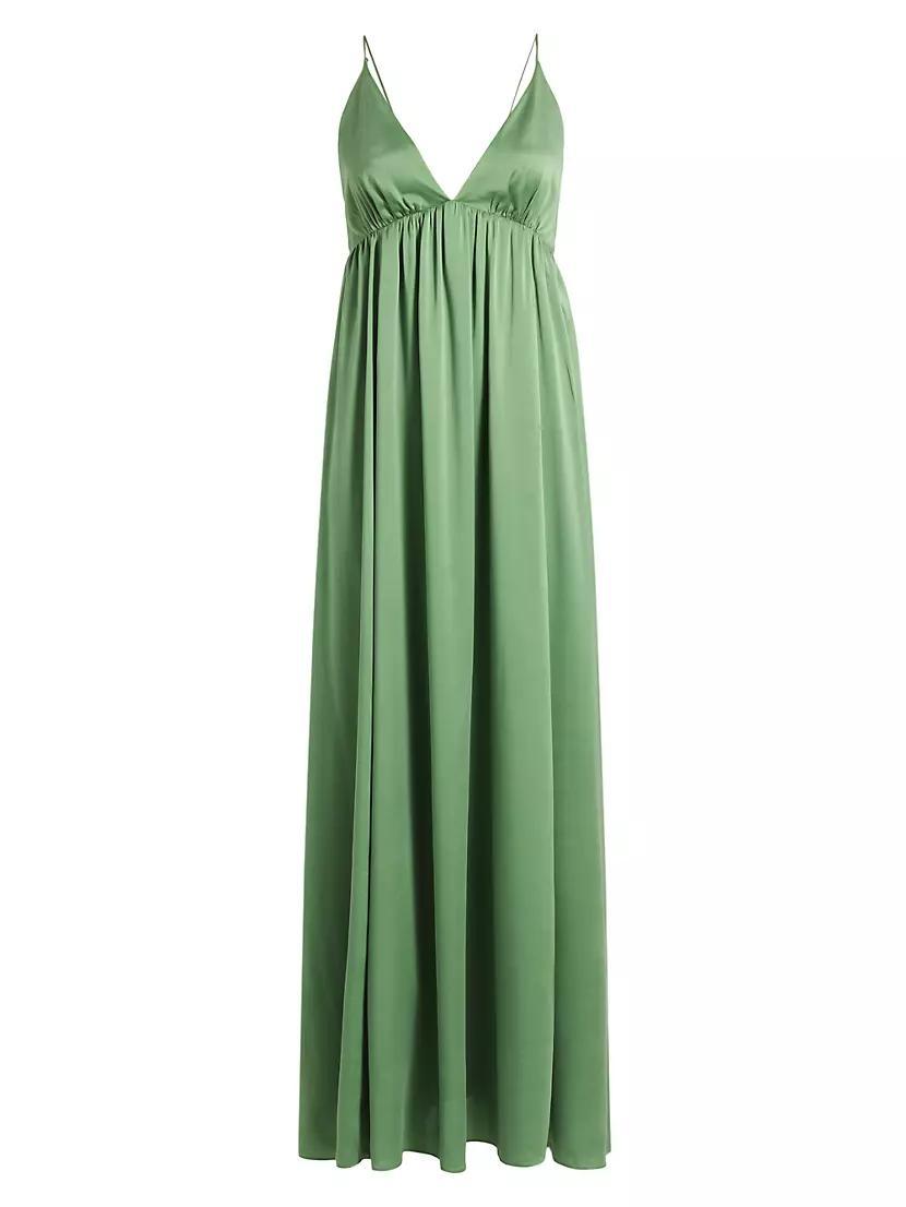 Silk Plunge Slip Gown Product Image