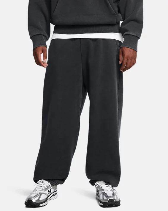 Mens UA Icon Heavyweight Fleece Wash Oversized Pants Product Image