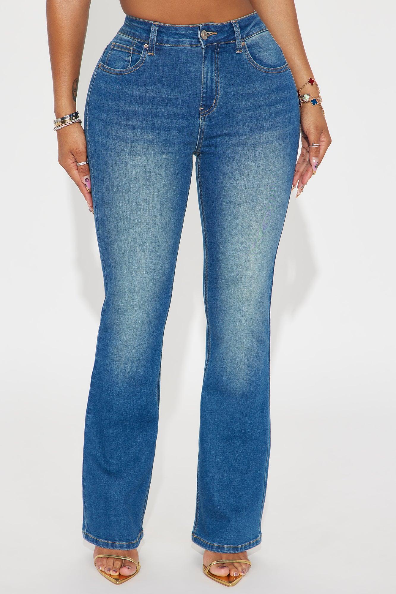 Play By My Rules Stretch Bootcut Jeans - Medium Wash Product Image