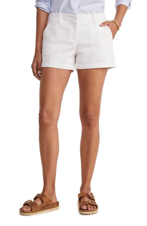 vineyard vines Herringbone Stretch Cotton Shorts Product Image