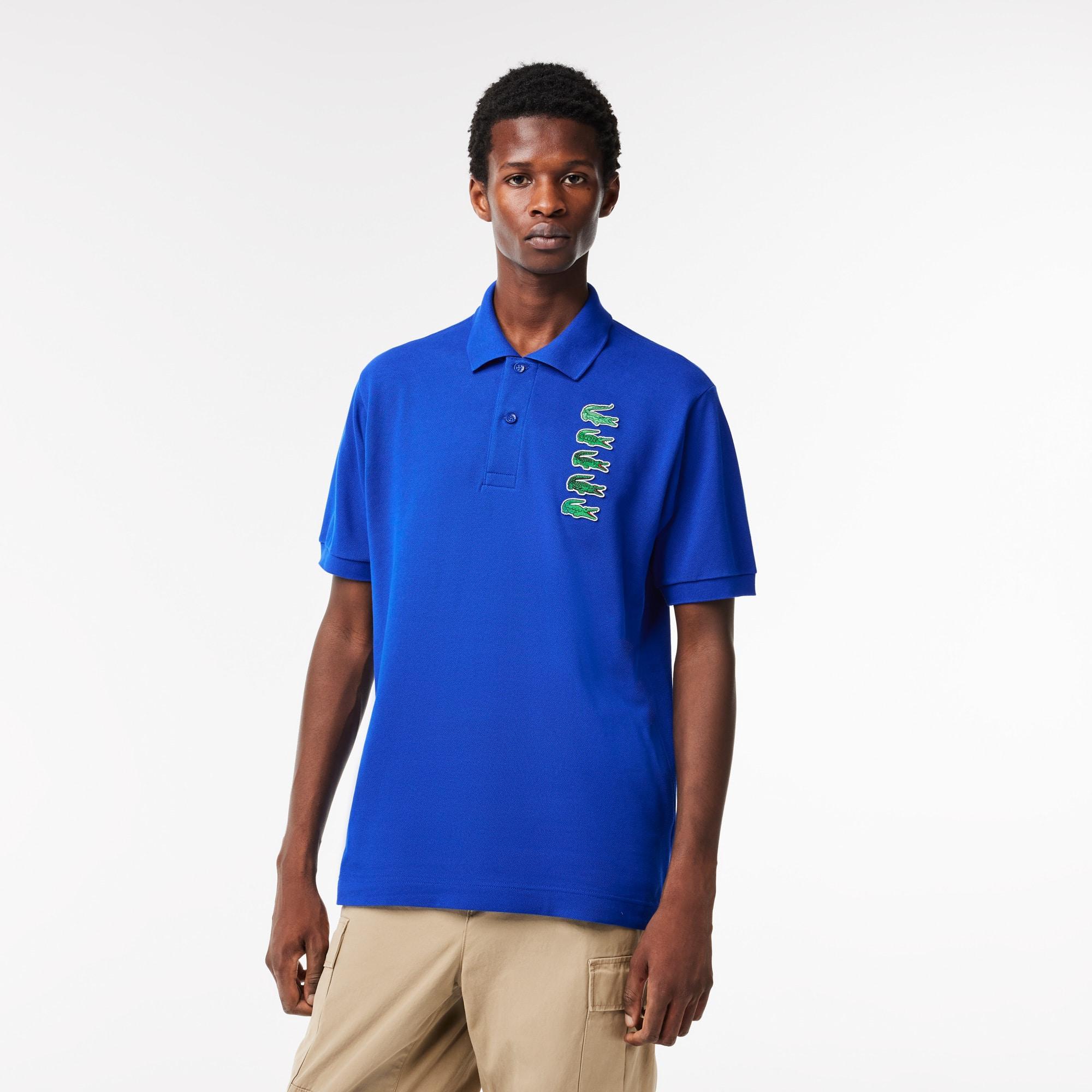 Croc Badge Piqué Polo Shirt Product Image