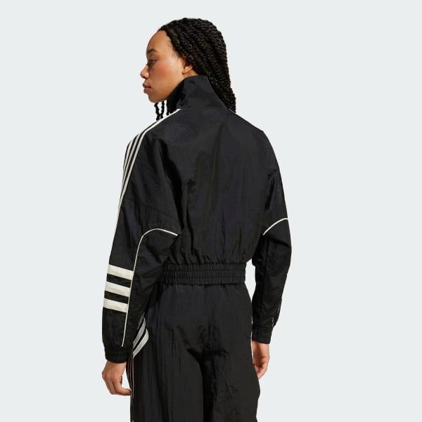 Atlanta Cut Line Loose Nylon Track Top Product Image