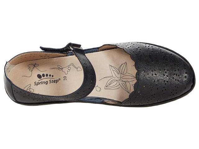 Spring Step Sabriye (Black Leather) Women's Shoes Product Image