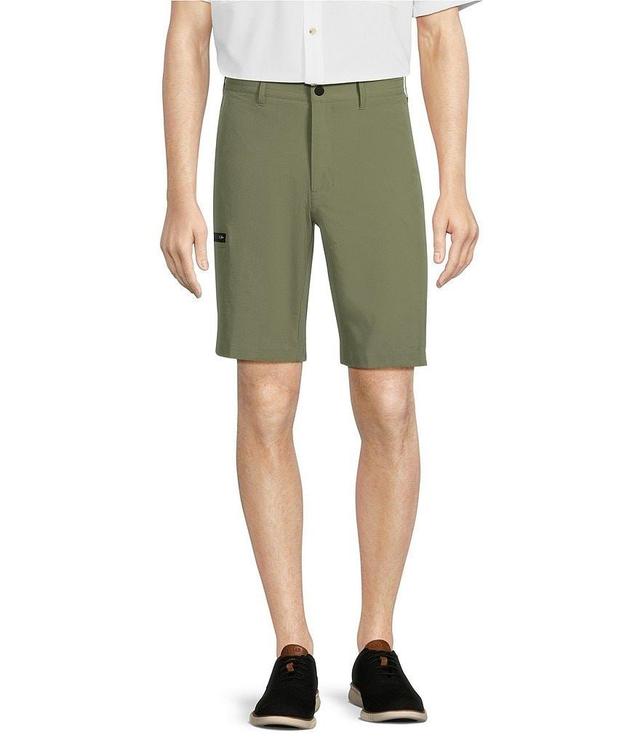 Roundtree & Yorke Performance Straight Fit Flat Front 10#double; Tech Shorts Product Image