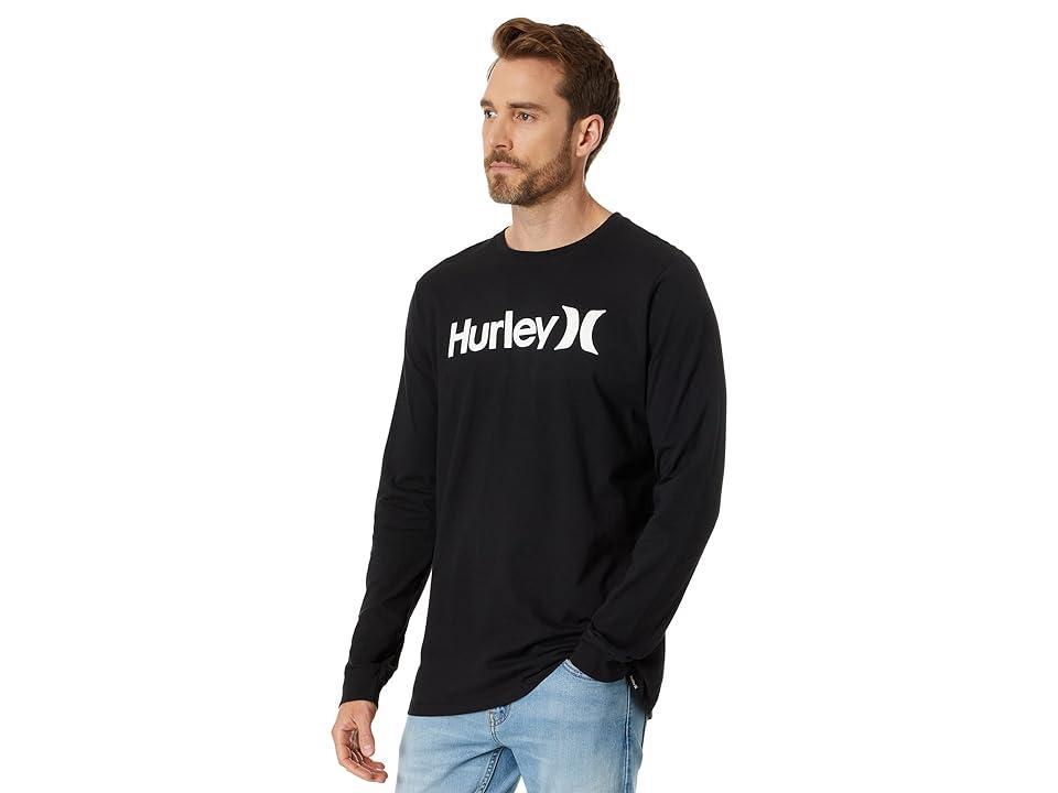 Hurley One Only Solid Long Sleeve Tee Men's Clothing Product Image