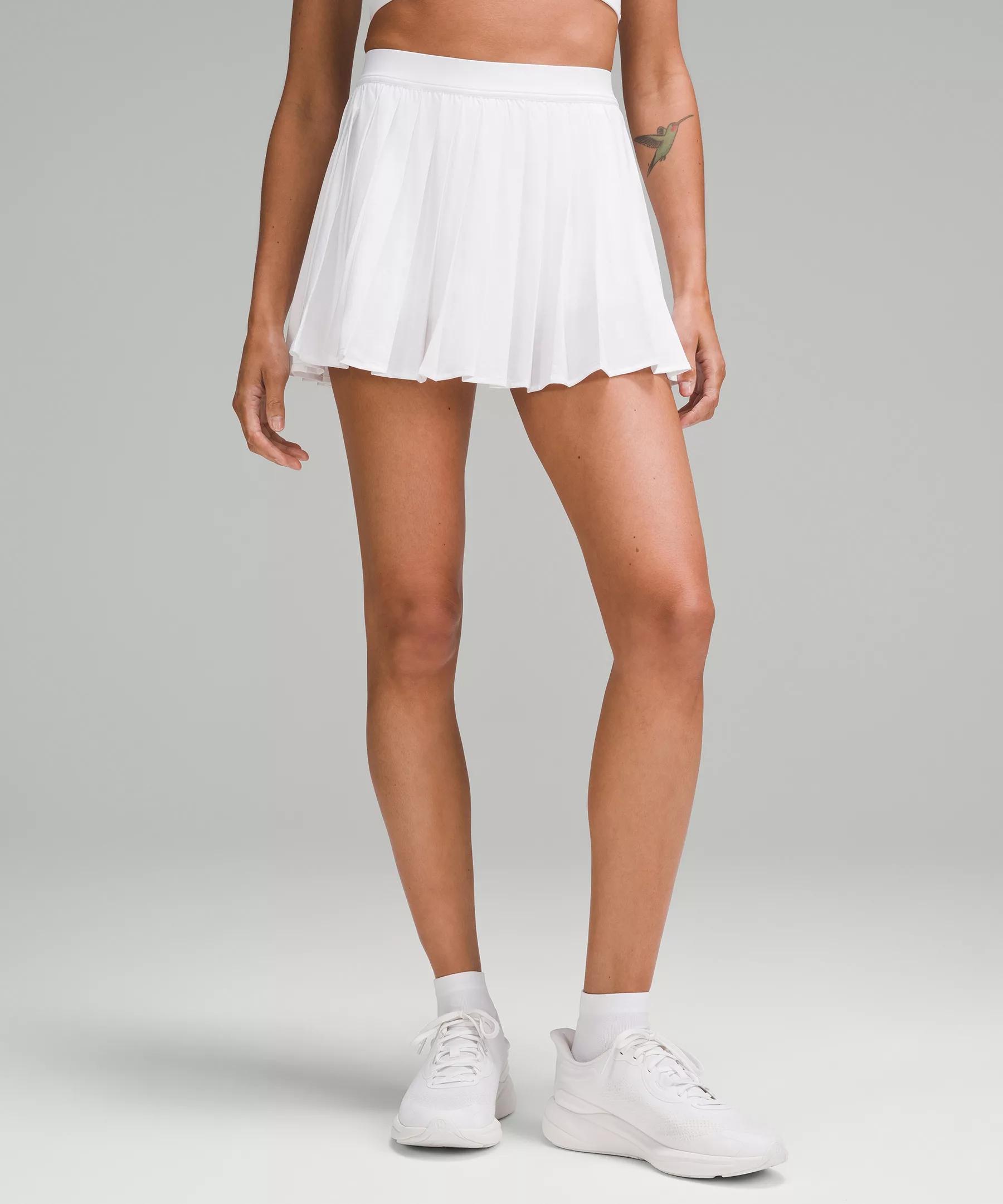 High-Rise Pleated Tennis Skirt Product Image