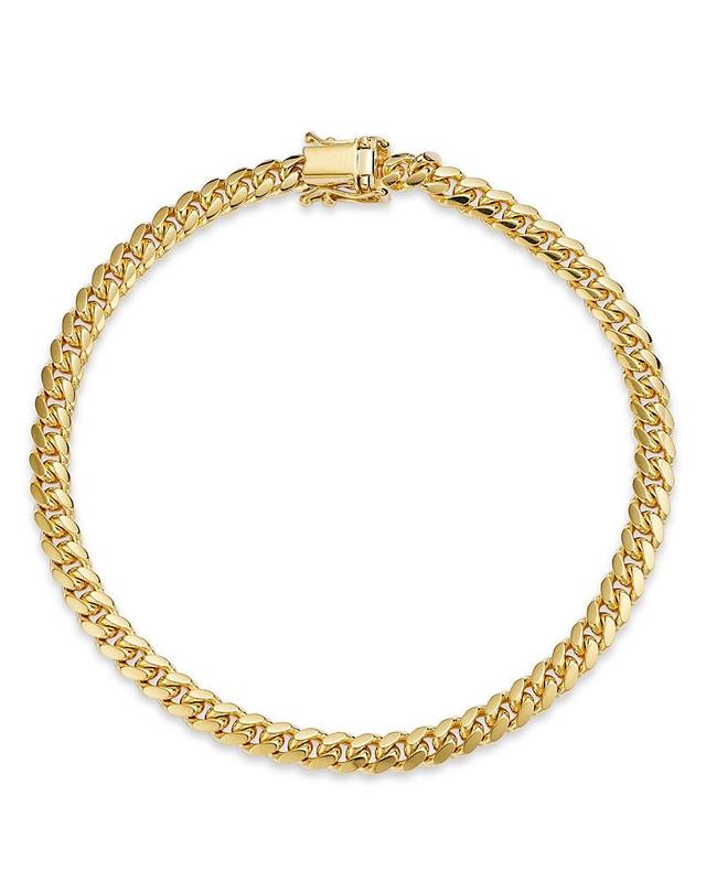 Royal Chain 14K Yellow Gold Semi-Solid Miami Cuban Chain Box Clasp Bracelet - 8 Product Image