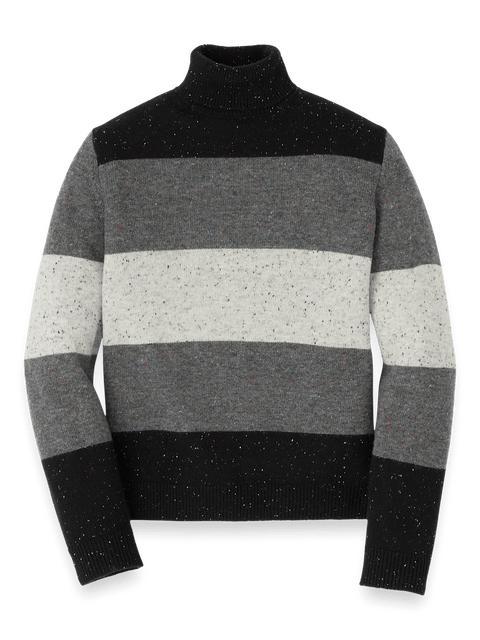 Donegal Turtleneck Sweater - Black Product Image