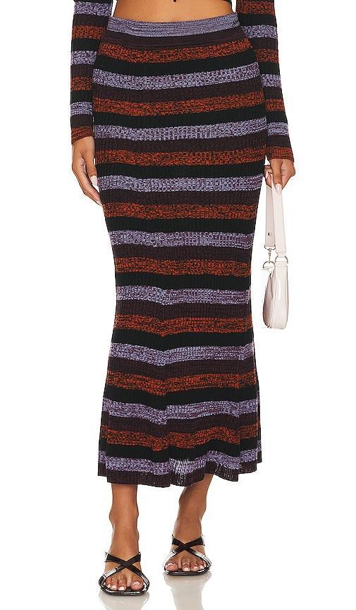 Ganni Sprayed Maxi Skirt Size L, M, S. Product Image